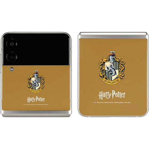 Wizarding World Harry Potter Hufflepuff House Crest Galaxy Z Flip3 5G Skin